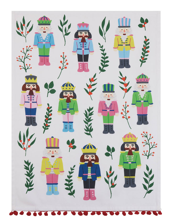 Vintage Nutcrackers Kitchen Towel