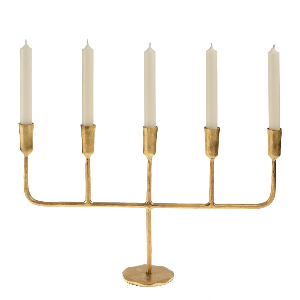 Luna Candelabra, Gold