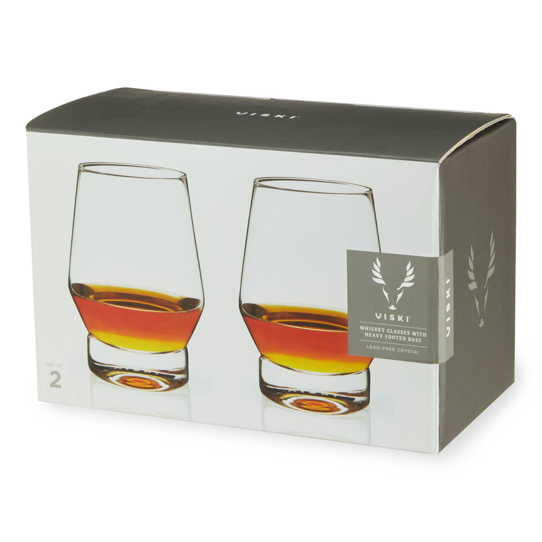 Raye Crystal Whiskey Glasses - Set of 2