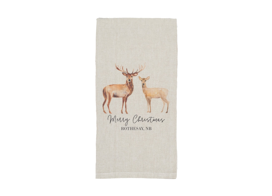 Christmas Rothesay Tea Towel