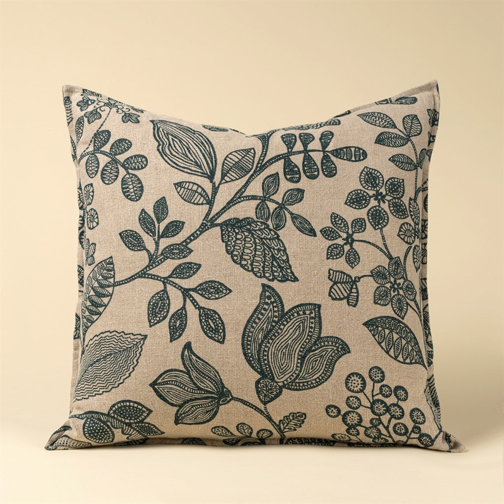 Arborea Teal Cushion 24x24