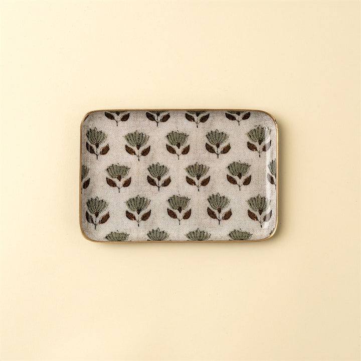 Monisha Enameled Tray, Small