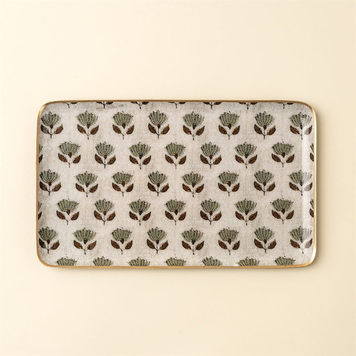 Monisha Enameled Tray, Large