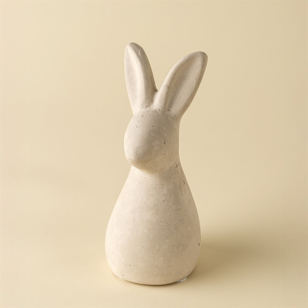Paper Mache Bunny Statuette, Large