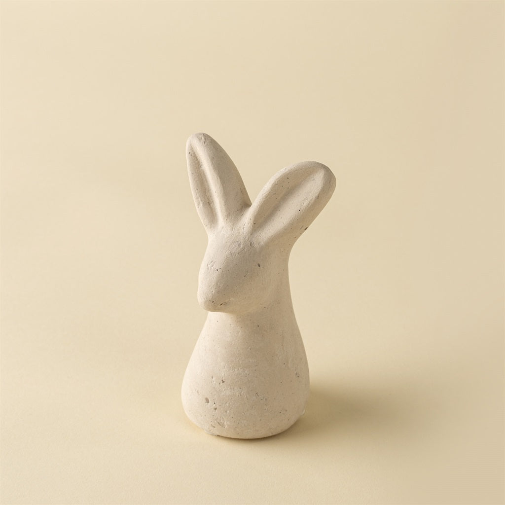 Paper Mache Bunny Statuette, Small