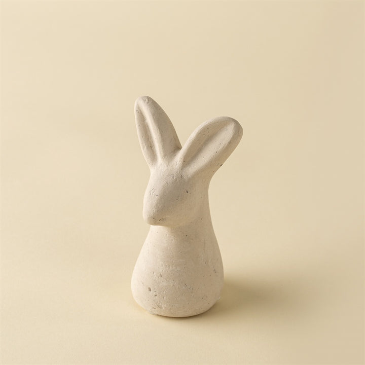 Paper Mache Bunny Statuette, Small