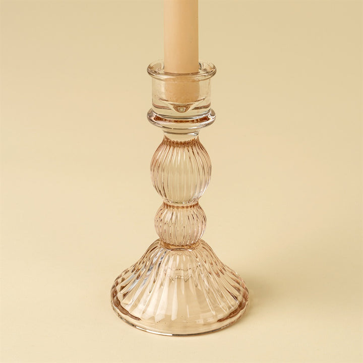 Callista Candleholder, Blush