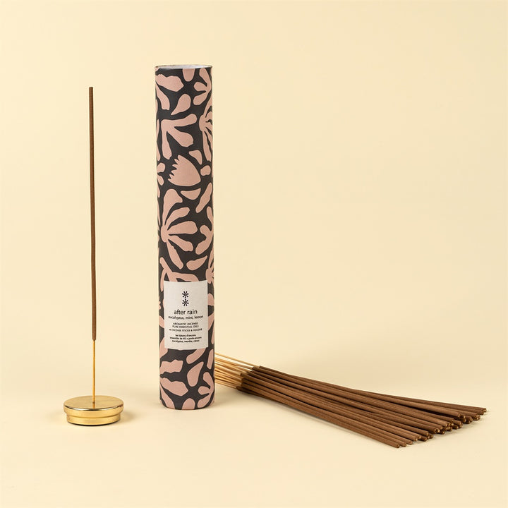 After Rain Incense Sticks + Holder