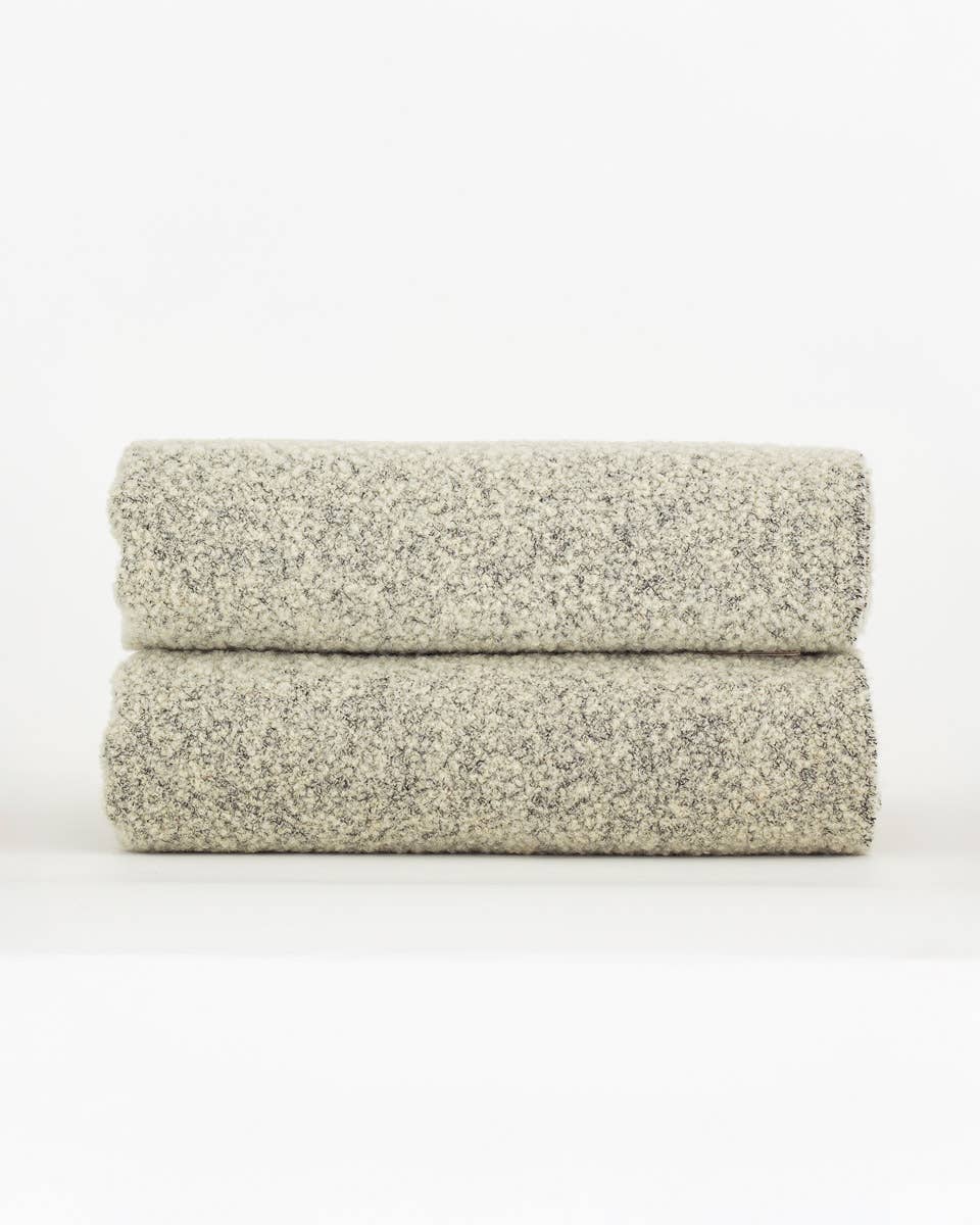 Paris Wool Throw, Ivory