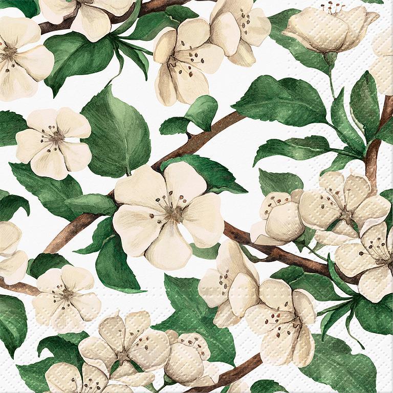 Apple Blossoms Luncheon Napkins