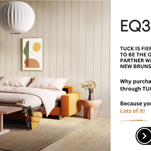 Purchase your EQ3 Sleeper sofa through Tuck & Save Money!