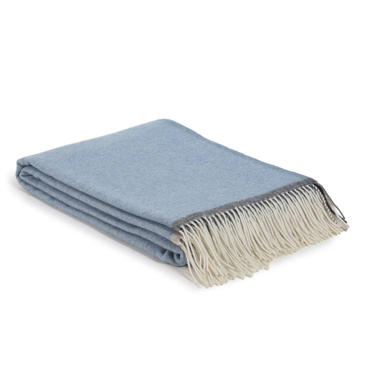 MILANO Cashmere Throw, Blue