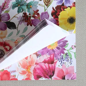 Mixed Floral Paper Placemat S/24