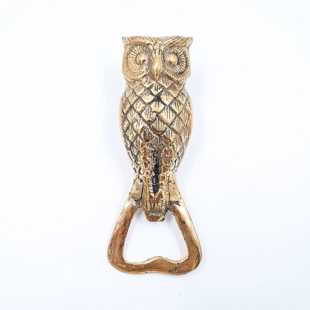 Owl Brass Bottle Opener