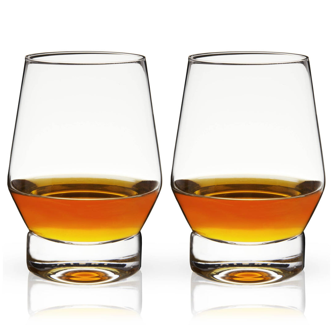 Raye Crystal Whiskey Glasses - Set of 2