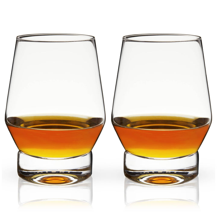 Raye Crystal Whiskey Glasses - Set of 2
