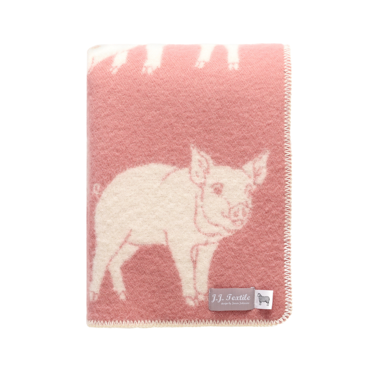 Piglet Wool Blanket