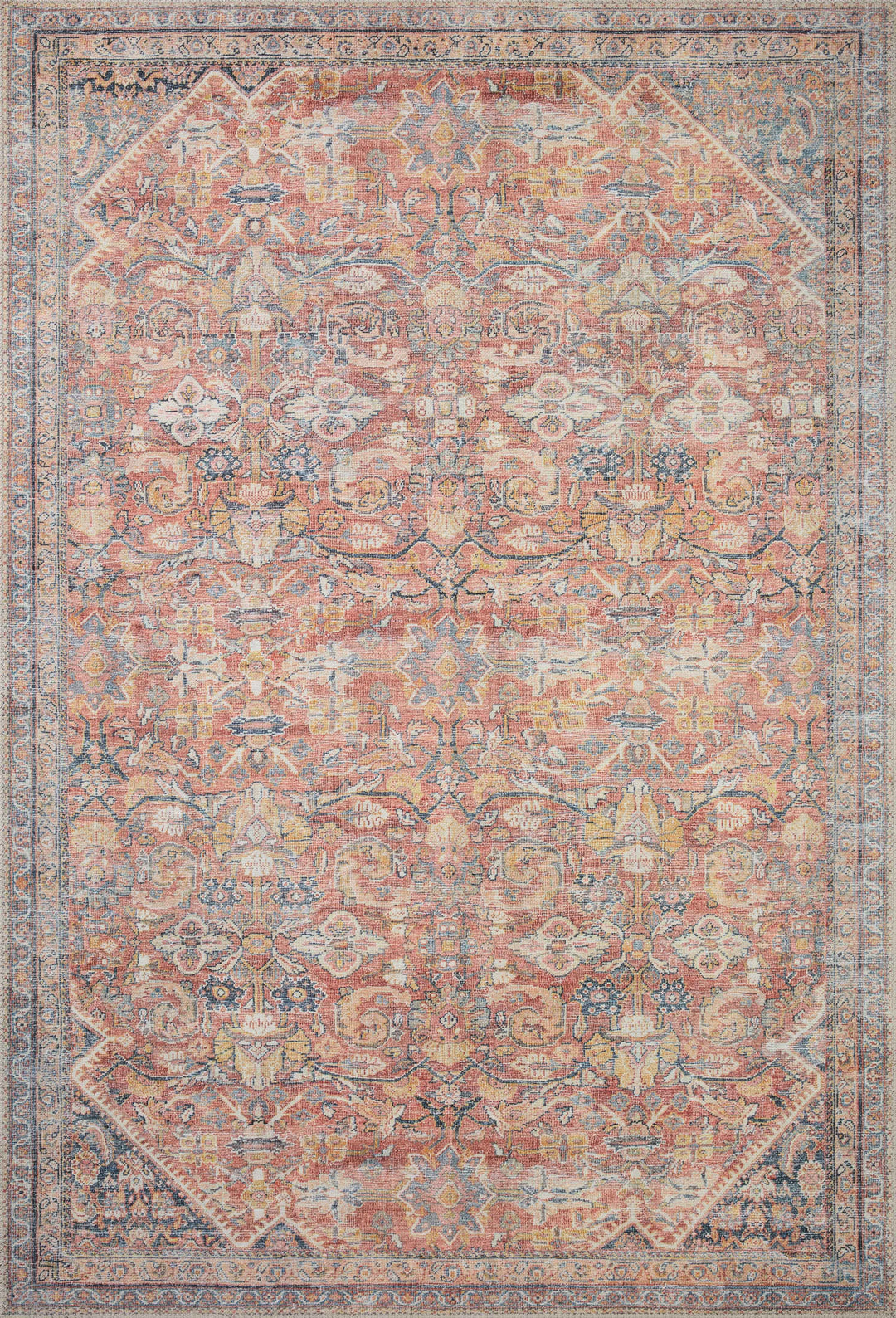 Loloi II Adrian Rust / Denim Rugs