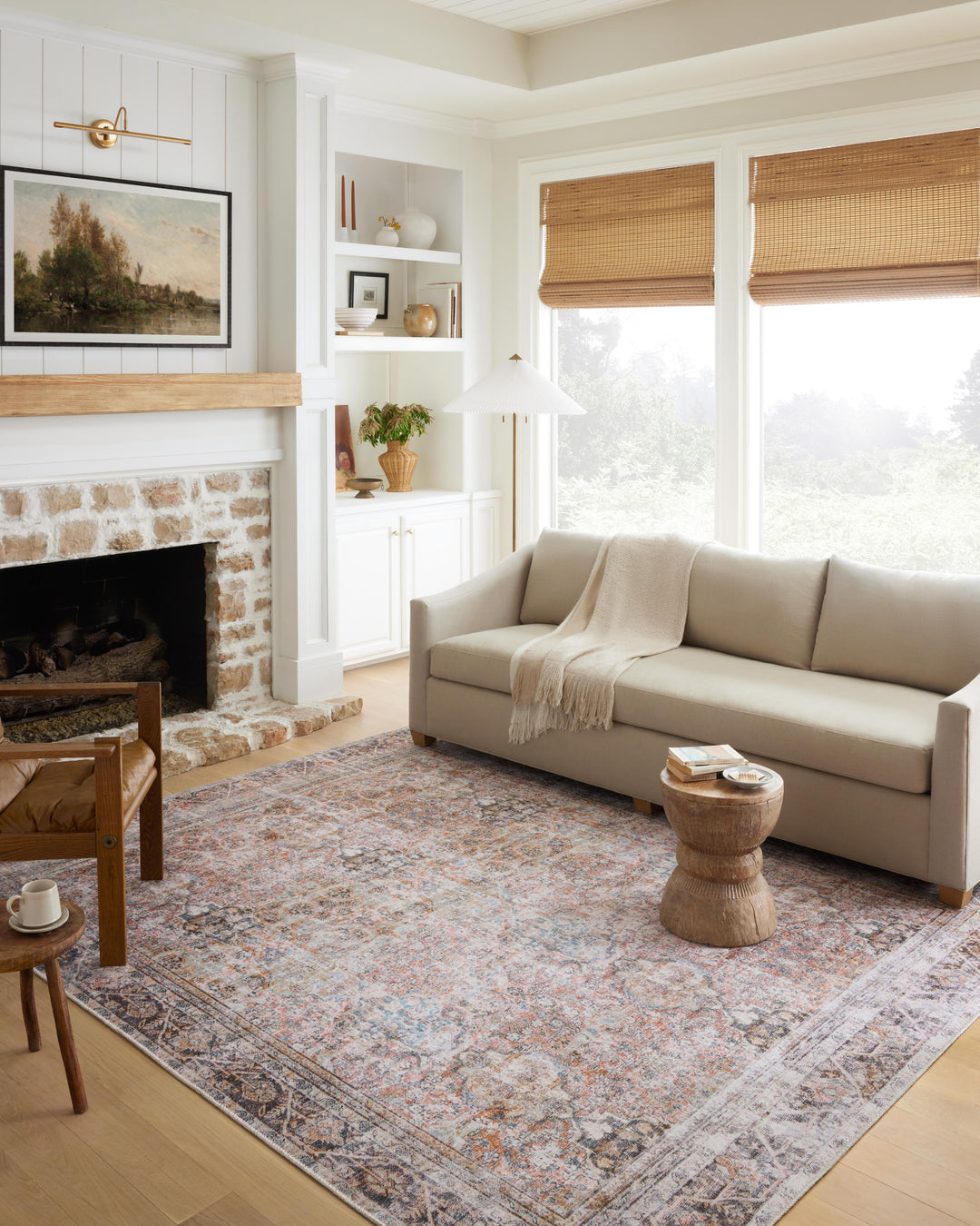 Loloi II Adrian Sunset / Charcoal Rugs