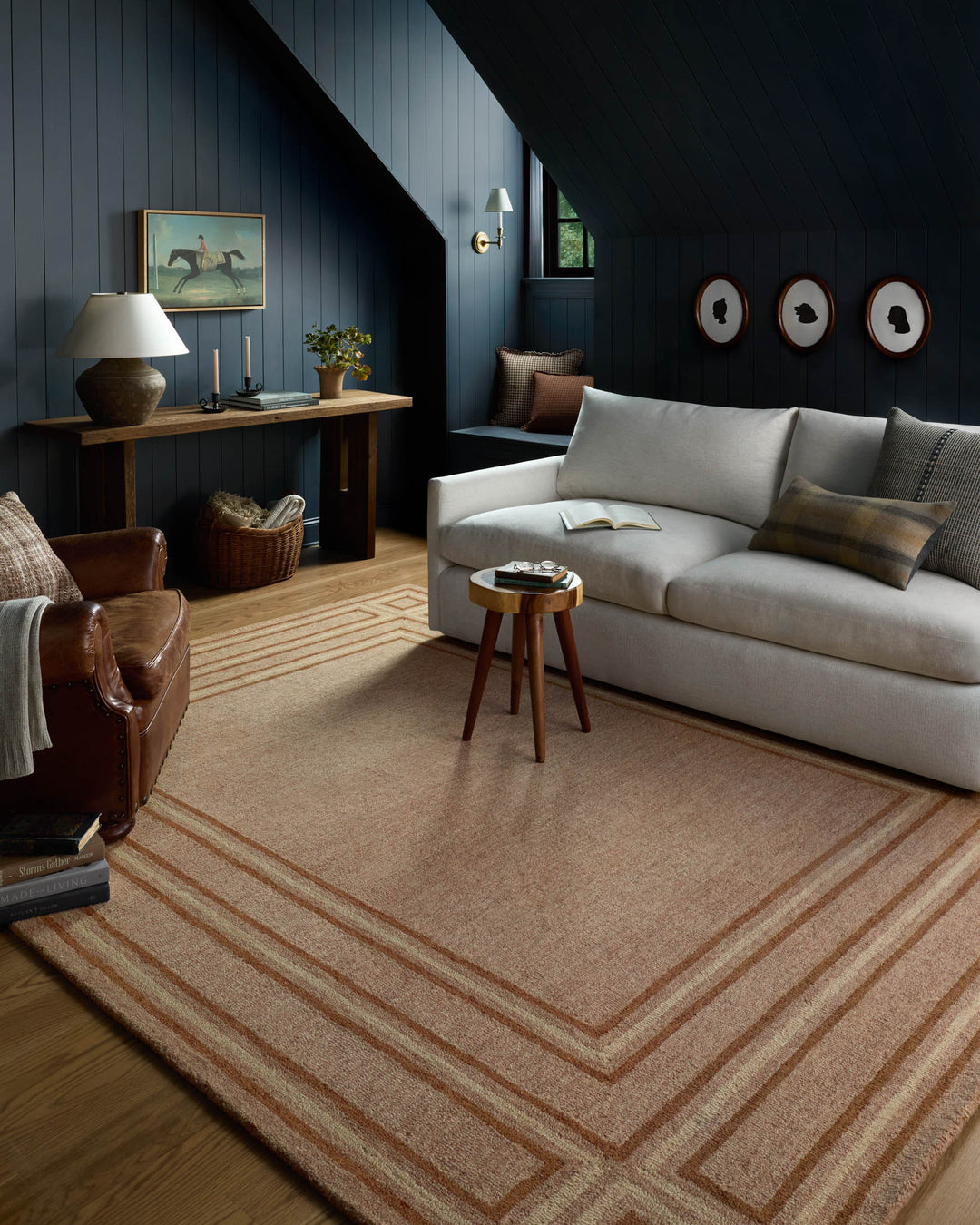 Loloi Alfie Blush / Rose Rug detail image