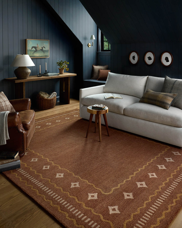 Loloi Alfie Clay / Spice Rug detail image