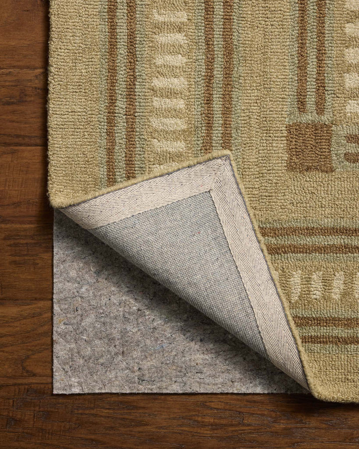 Loloi Alfie Green / Natural Rug detail image