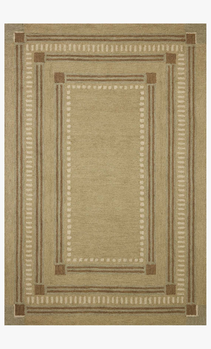 Loloi Alfie Green / Natural 9'-3" x 13'