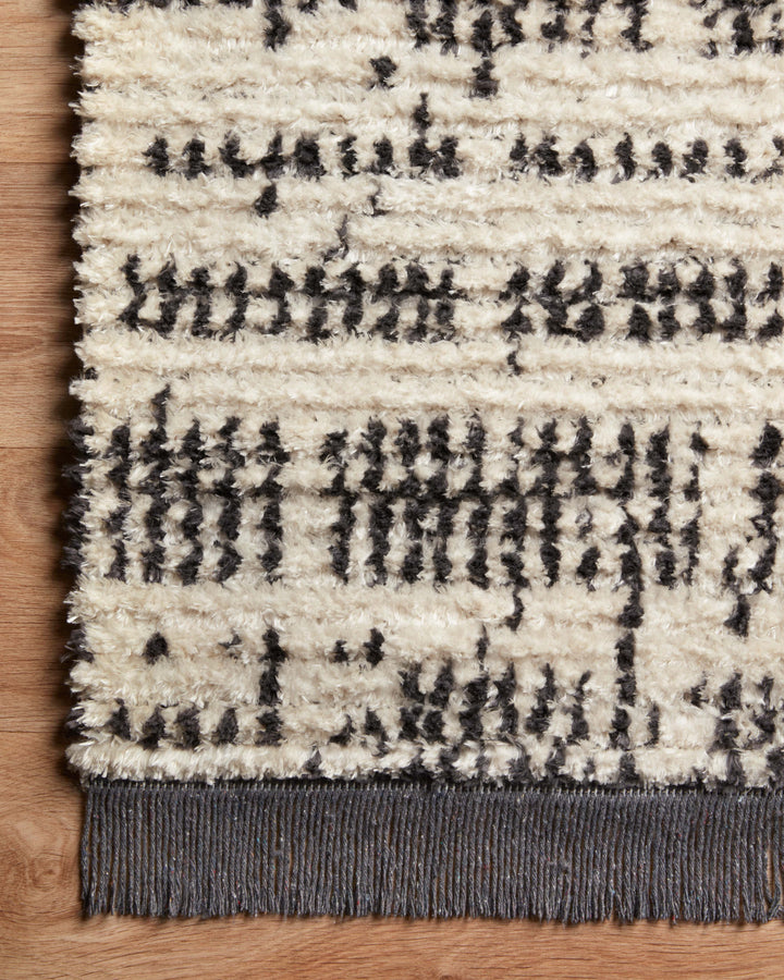 Chris Loves Julia x Loloi Alice Cream / Charcoal Rugs