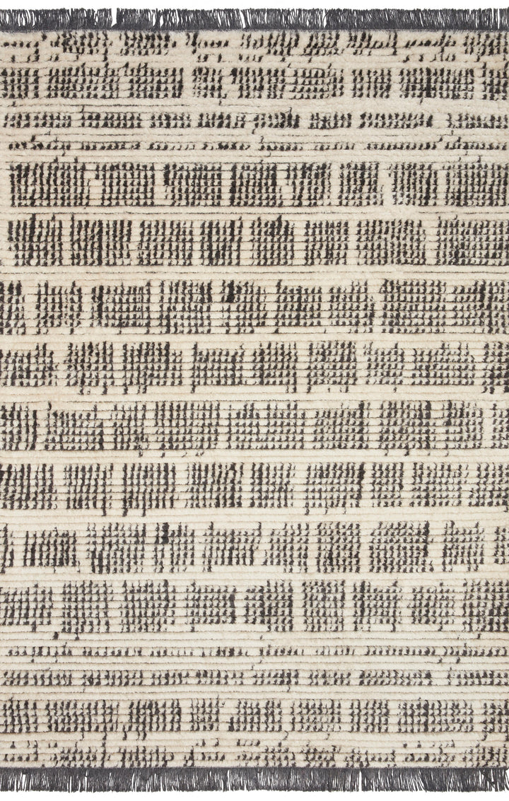 Chris Loves Julia x Loloi Alice Cream / Charcoal Rugs