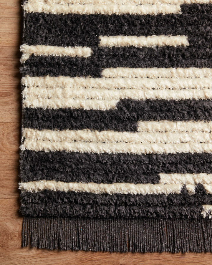 Chris Loves Julia x Loloi Alice Cream / Charcoal Rugs