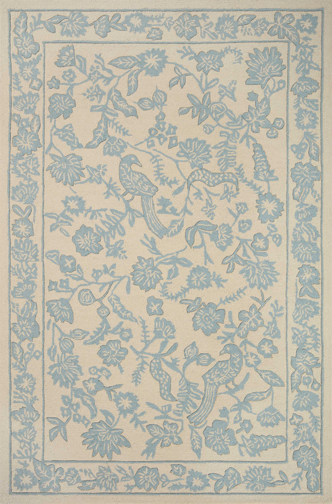 Rifle Paper Co. x Loloi Arboretum Periwinkle Rugs