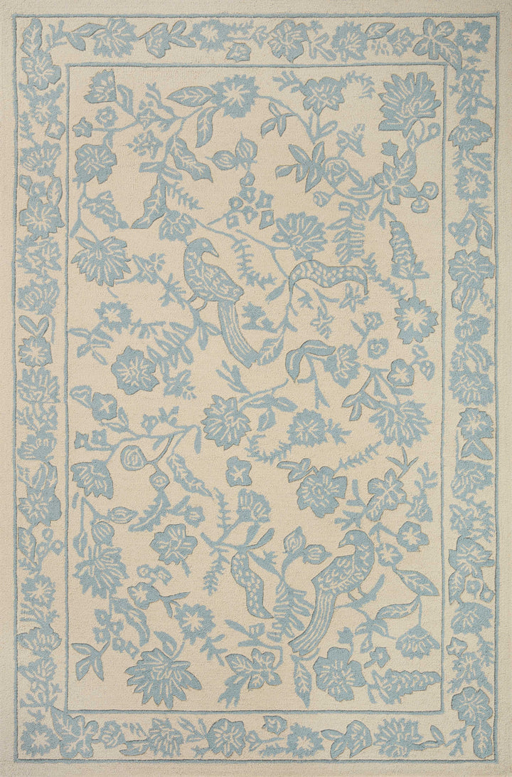 Rifle Paper Co. x Loloi Arboretum Periwinkle Rugs