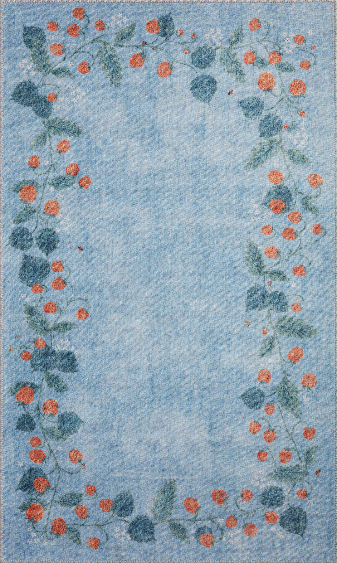Rifle Paper Co. x Loloi Atelier Periwinkle Rugs