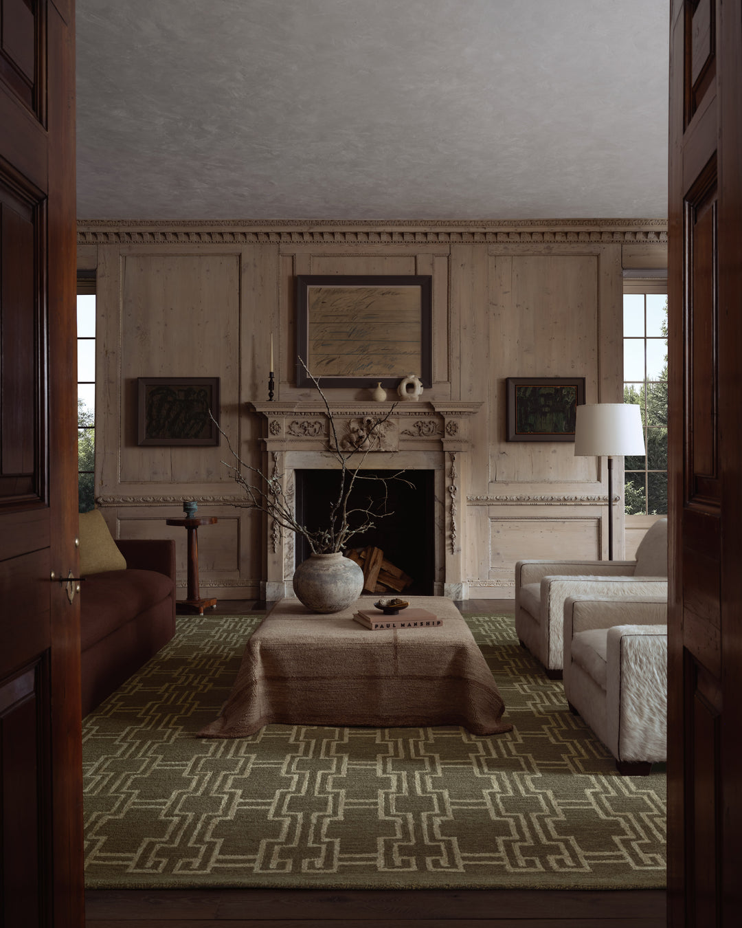 Jeremiah Brent x Loloi Barrow Moss / Beige Rugs