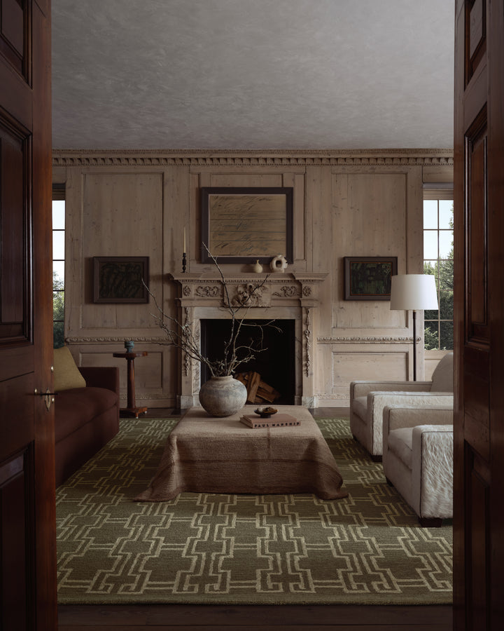 Jeremiah Brent x Loloi Barrow Moss / Beige Rugs