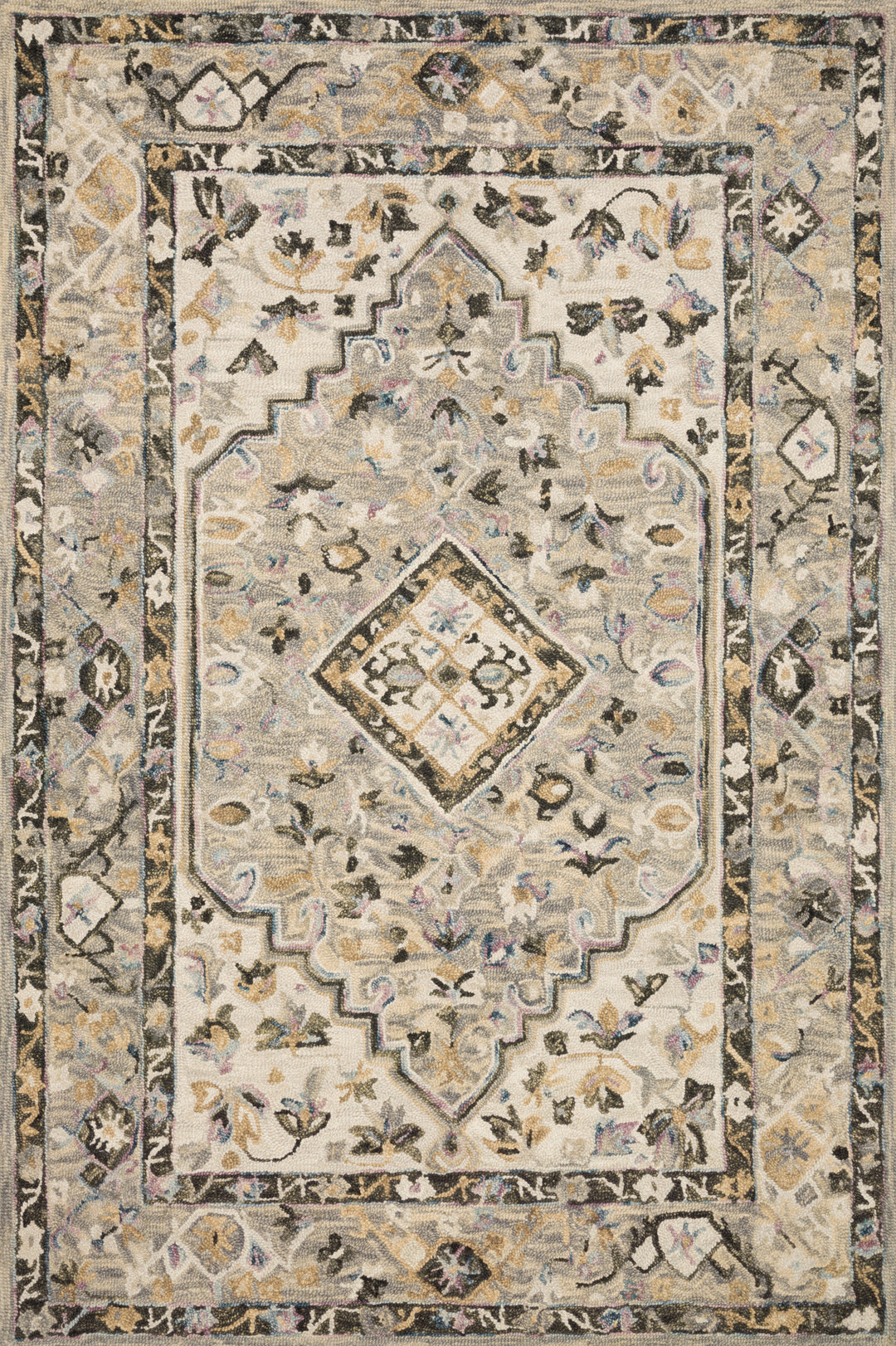 Loloi II Beatty Grey / Ivory Rugs