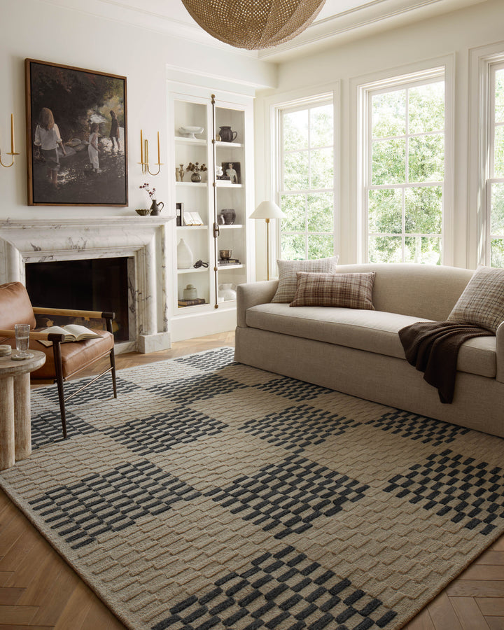 Chris Loves Julia x Loloi Bradley Beige / Midnight Rugs