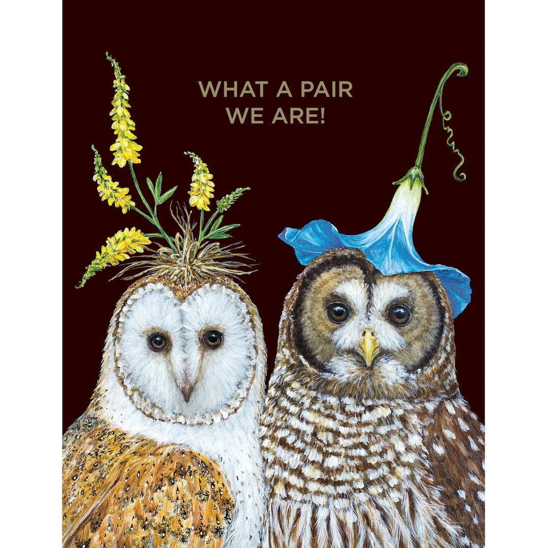 Best Friend Owls Card