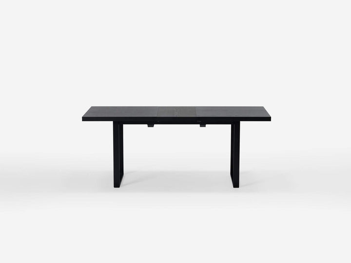 Hatch Dining Table in Black Oak