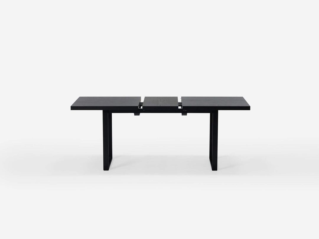 Hatch Dining Table in Black Oak