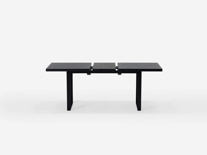 Hatch Dining Table in Black Oak