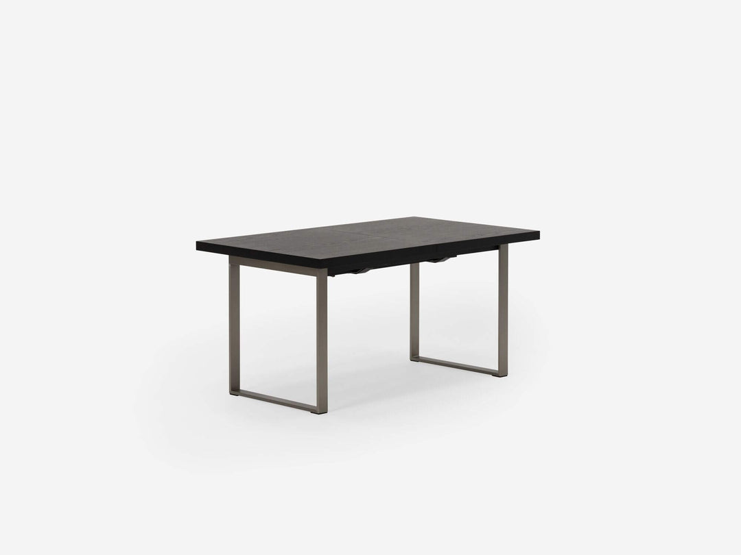 Hatch Dining Table in Black Oak