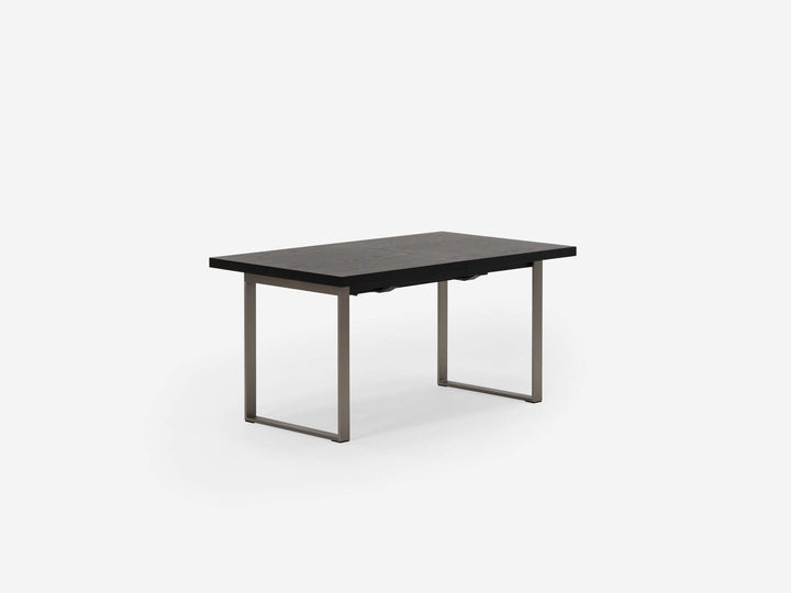 Hatch Dining Table in Black Oak