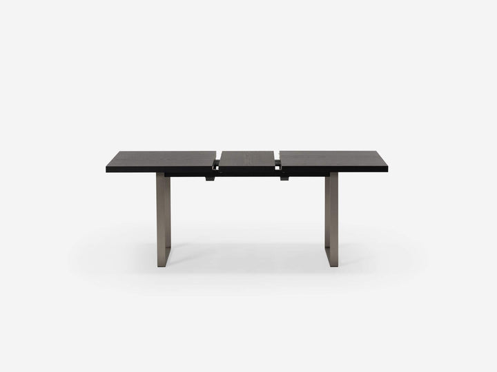 Hatch Dining Table in Black Oak