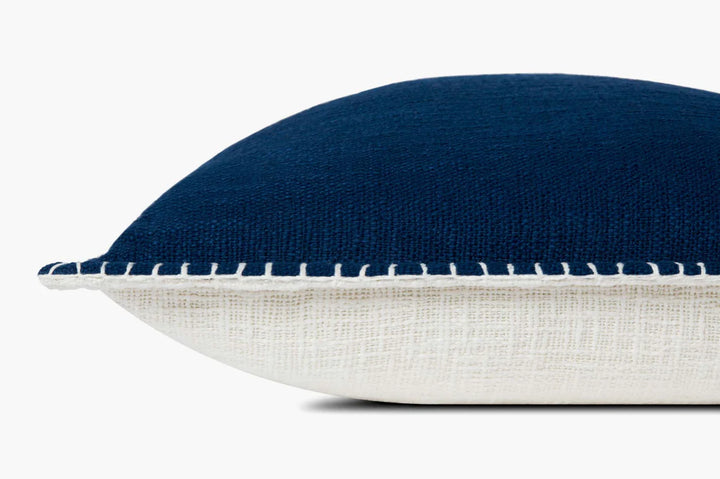 Blanket Stitch Navy Cushion