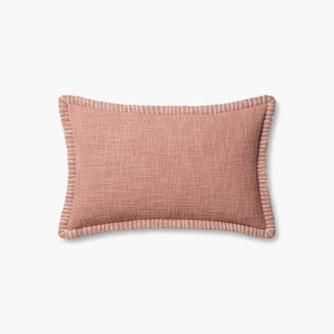 Blanket Stitch Pink Cushion