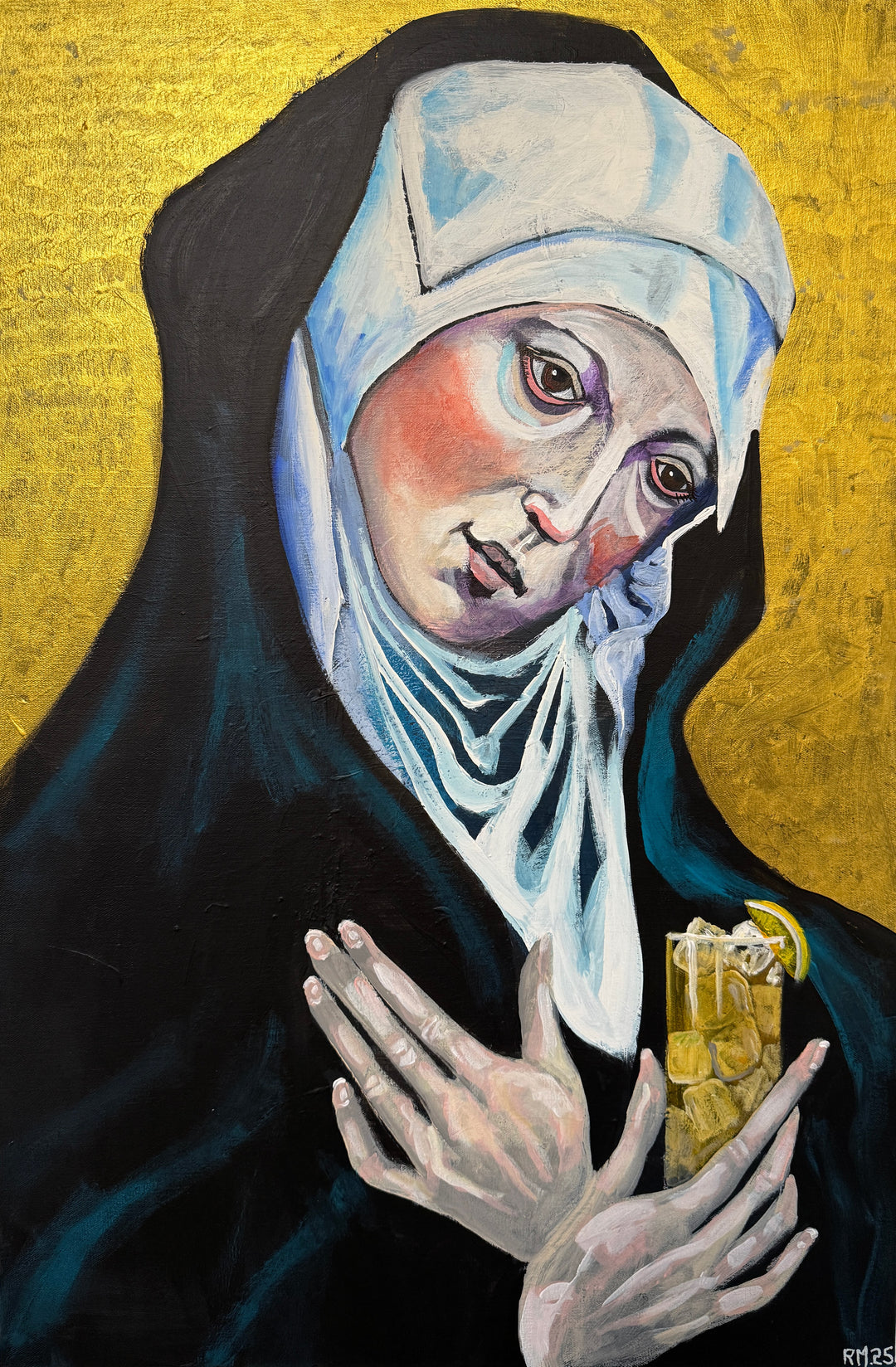 Blessed are the Mixmakers | Acrylic Painting on Canvas by Robert Moore