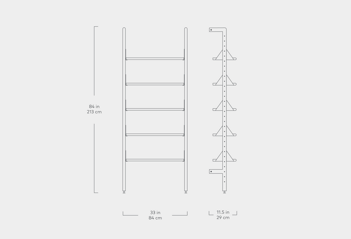 Branch-1 Shelving Unit, Walnut