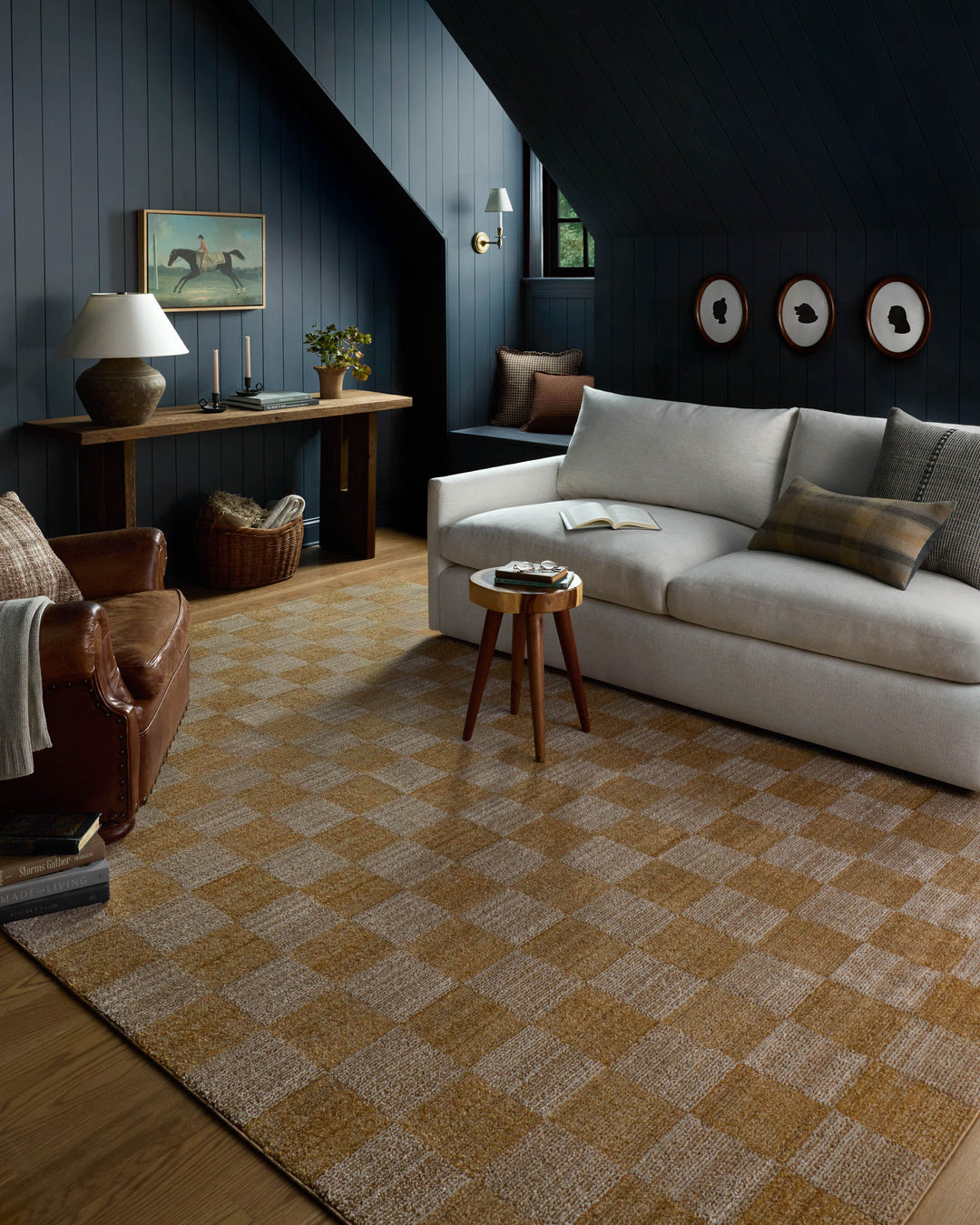 Loloi Calvin Apricot / Ivory Rug detail image