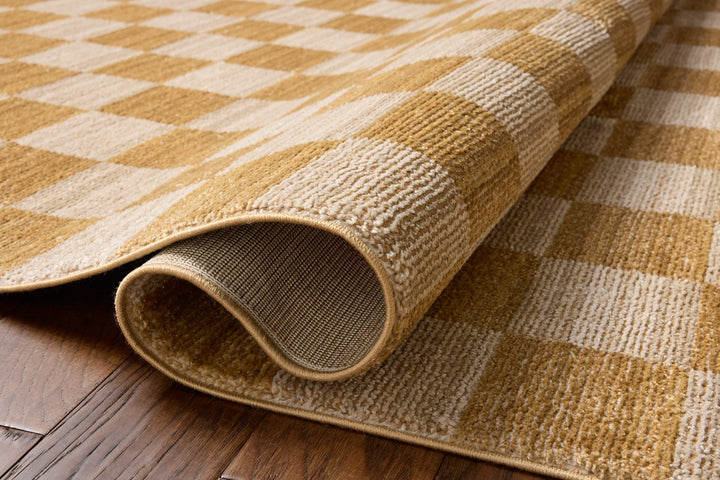Loloi Calvin Apricot / Ivory Rug detail image